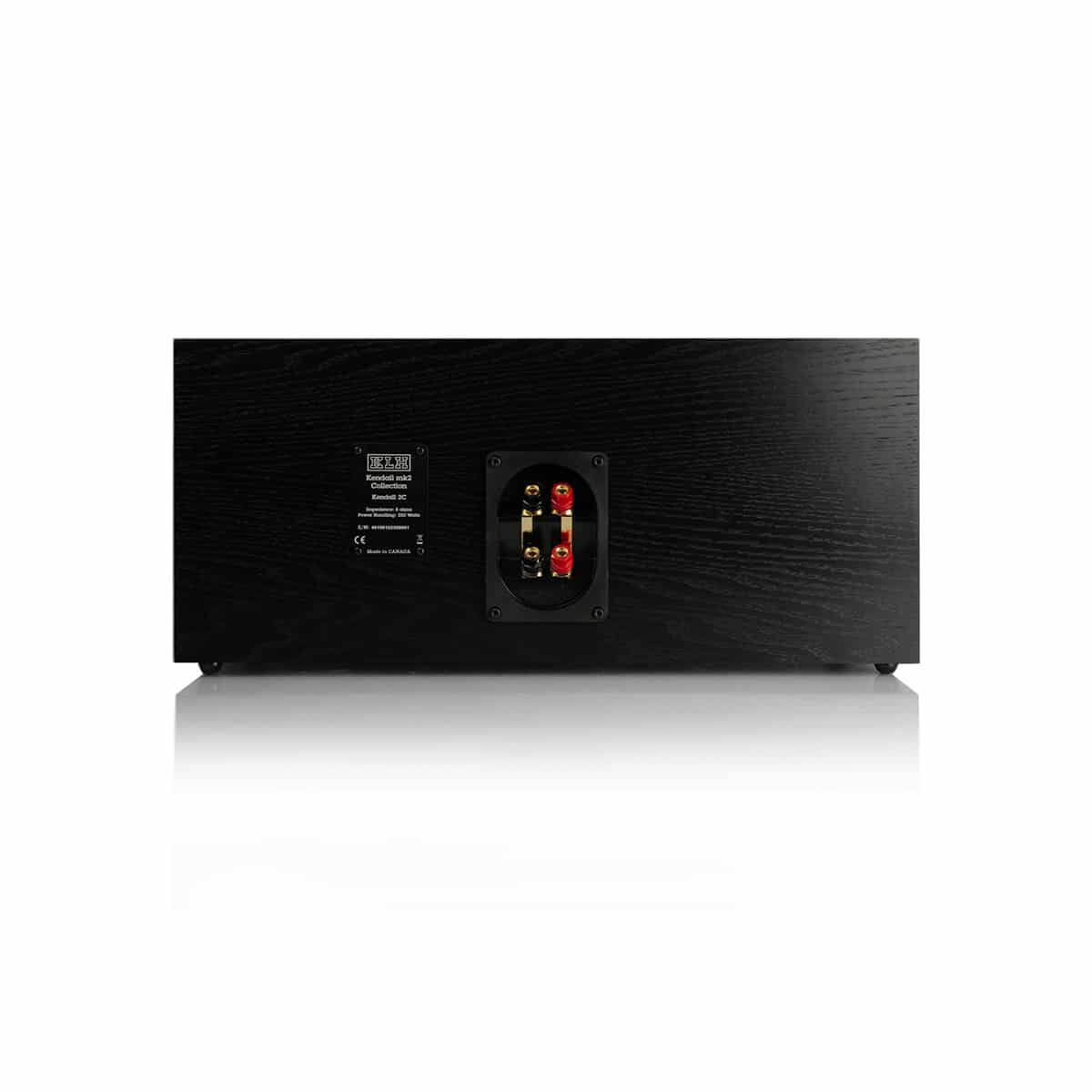 kendall 2c center channel speaker backl