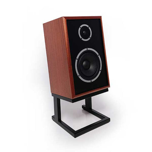 mahogany model three bookshelf speaker