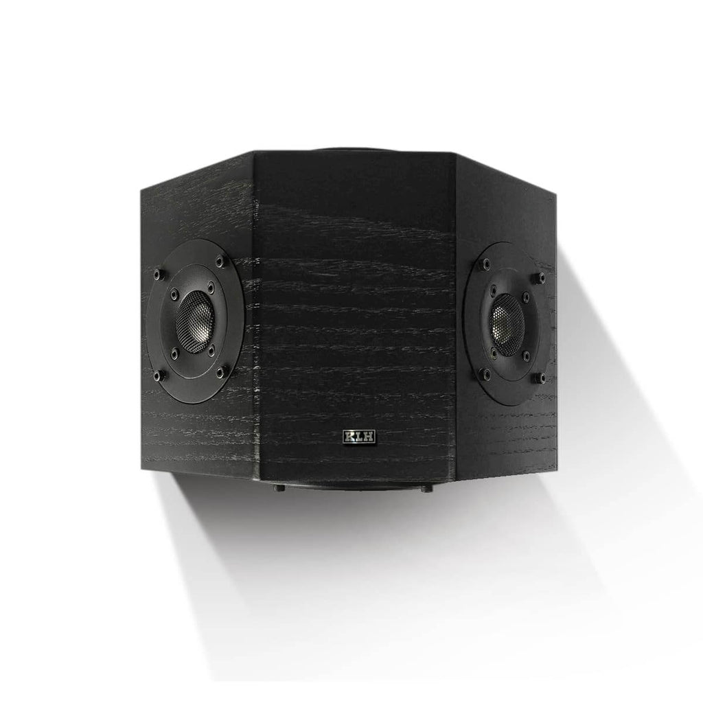black oak surround sound speaker