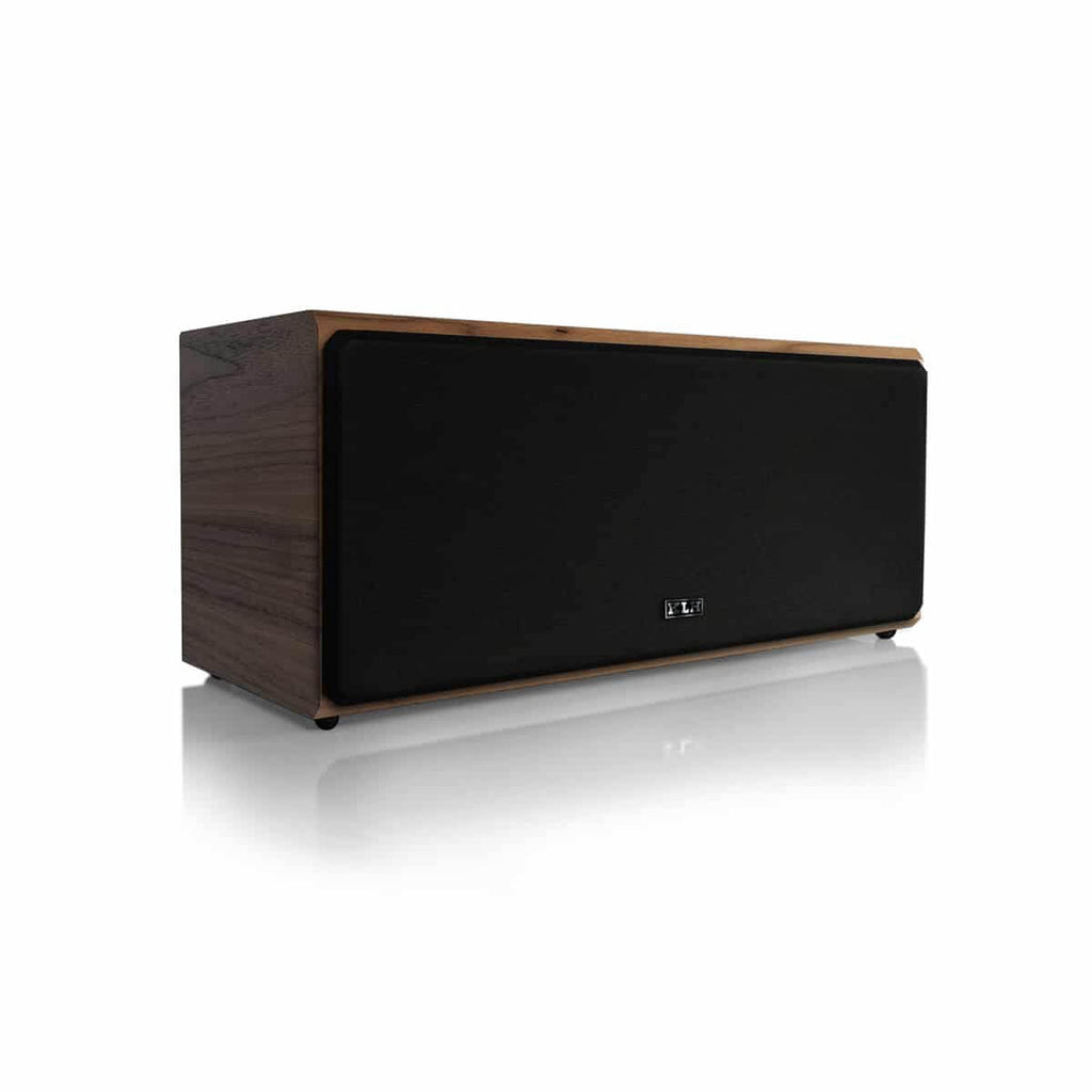 walnut 3-way center channel speaker