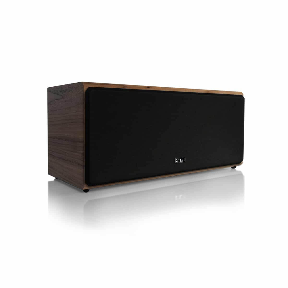walnut 3-way center channel speaker
