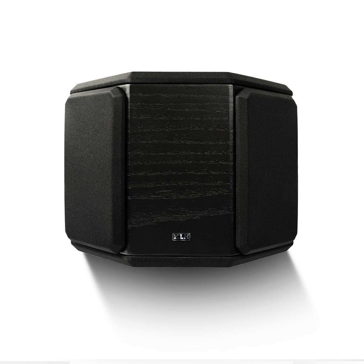 black surround sound speaker