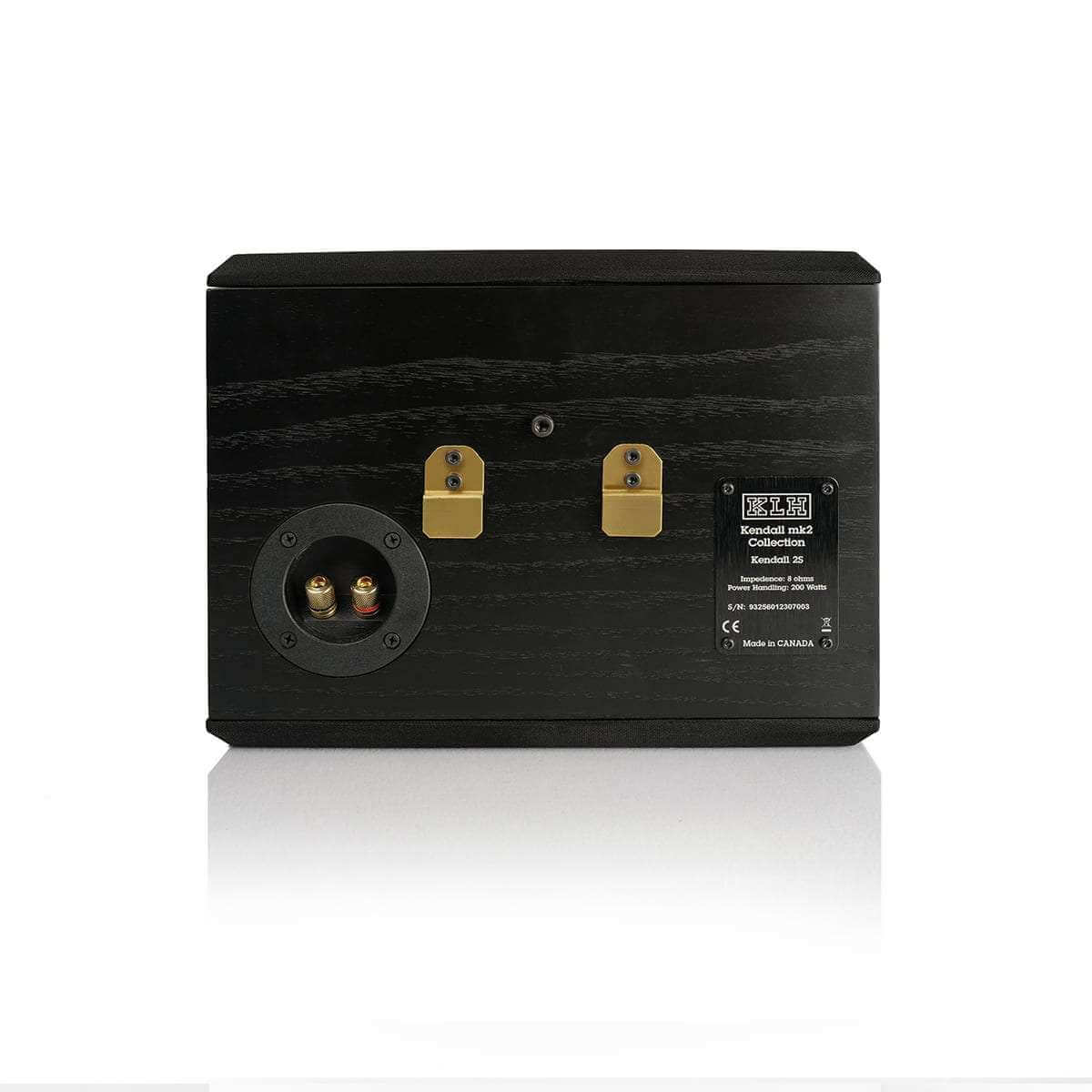 black kendall 2s surround sound speaker back