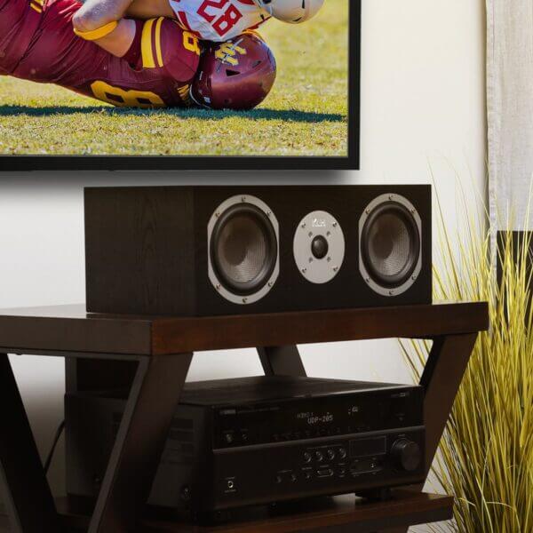 klh story 2-way bass reflex center channel speaker
