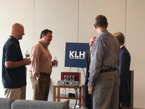 The KLH team gets ready for CEDIA 2018 at the InterContinental Hotel in San Diego 2