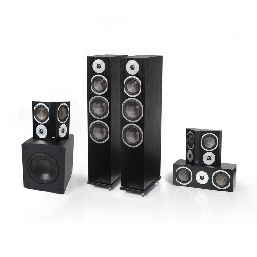 Kendall Black Oak Speaker Audio System 5.1