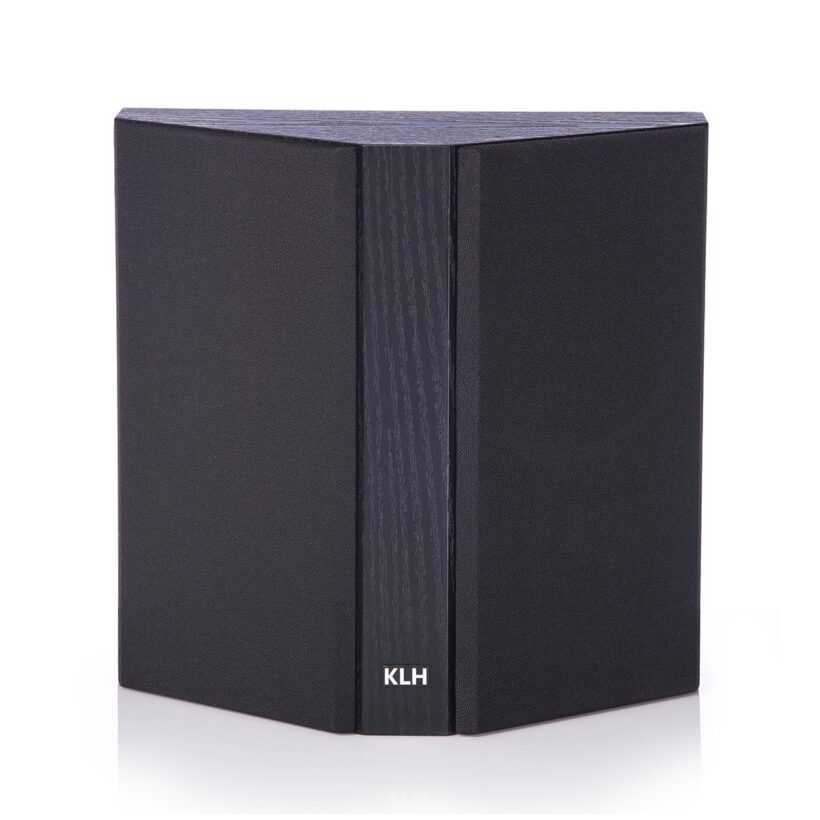 KLH Beacon Surround Sound Speaker Grille Front (Black Oak)