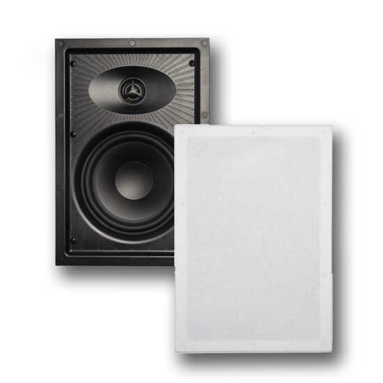 In Wall Speakers: Faraday Series F-6600 Front and Grille
