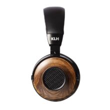 Ultimate One Headphone with Left Side View with Cord (Zebrawood)