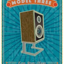 Model Three art poster