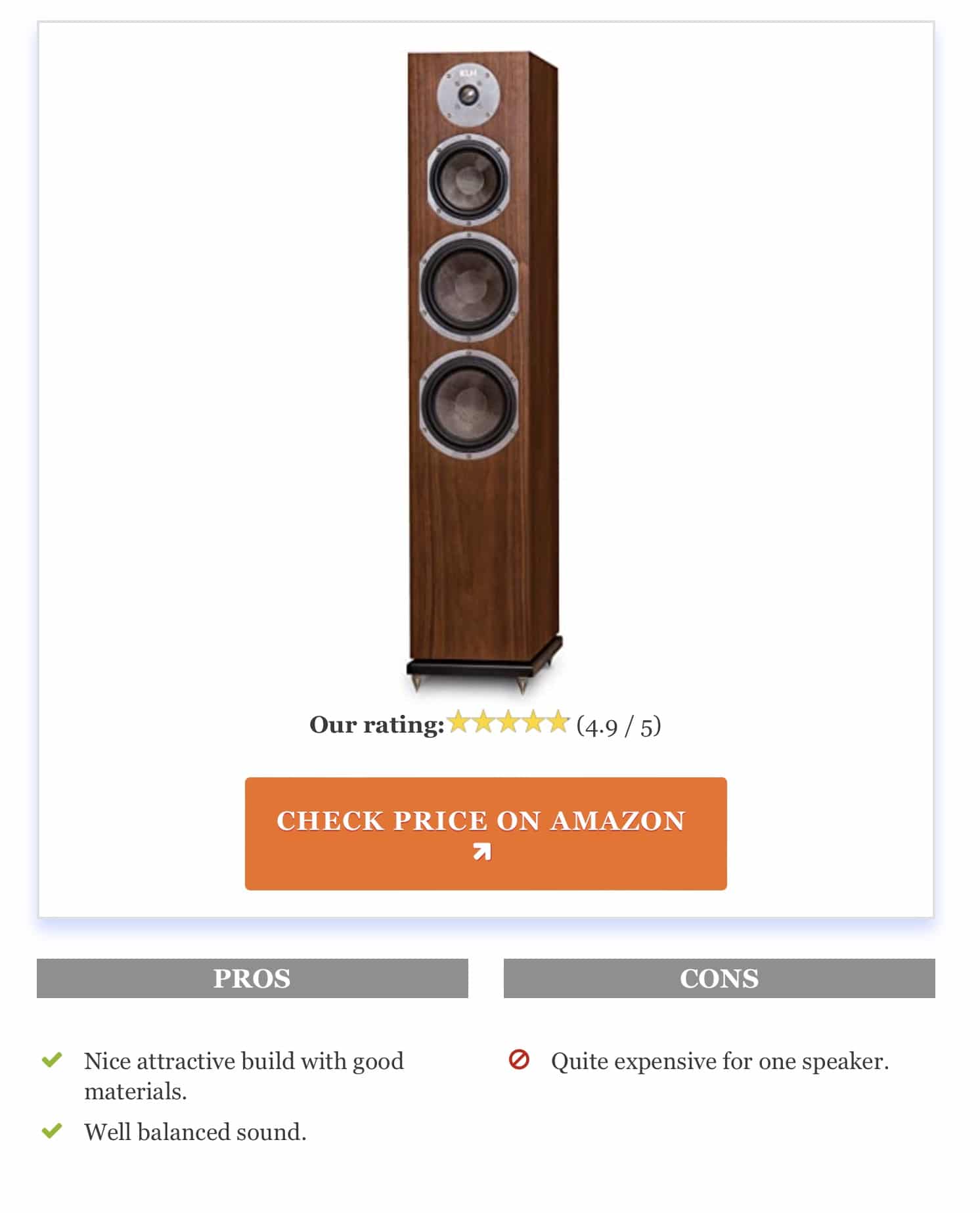 Best Floor Standing Speakers 2022 by Old Time Music